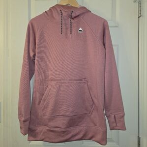 Burton Long Pink Hoodie Sweater